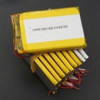 Wholesale 10pcs 3.7V 700mAh 2.59Wh Li Lithium Battery 403450 Thermistor 3-Wires For GPS Camera Dashcam Bluetooth Headphones