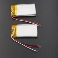 2pcs 3.7V 330mAh 1.22Wh Thermistor NTC 3-Wires Li-Polymer Li Lithuim Battery 502035 For GPS MP4 Car Camera DashCam Bluetooth