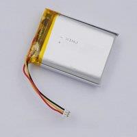 3.7V 1500mAh 5.55Wh Li-Polymer Li Lithium Battery 103443 JST 3Pin 1.25mm connector For GPS Bluetooth Headpones Headset Speaker