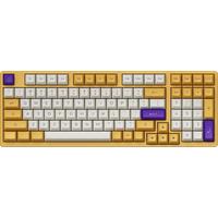 Akko 3098S Mechanical Keyboard Rainbow Monochrome ASA 98-Key USB Type-C Wired Gaming Keyboard for Office Home Gaming