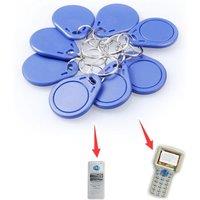 50pcs/lot 13.56MHz IC Card Clone Changeable Smart Keyfobs Key Tags Card 1K S50 RFID Access Control Block 0 Sector Writable