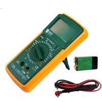 Digital Multimeter Voltage Tester DC/AC Current Measurement/Large Screen Display/Overload Indication/Capacitance Measurement