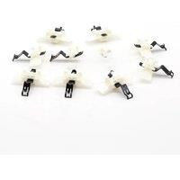 10pcs Lower Decor Moulding Trim Positioner Part Number Clips For Mercedes Benz W124 M102.922 M111.940 M103 S124 A1249889478
