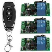 433MHz Universal AC 110V 220V 1CH Wireless Smart Remote Control Switch Receiver Module and RF Transmitter For LED Light
