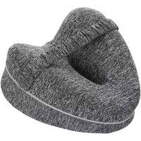 1pc Leg Pillow Ergonomic Side Sleeping Pillows Memory Foam Knee Pillow With Strap For Side Sleeper Leg Support Cushion