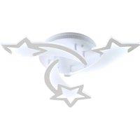 LED Ceiling Lamp,3 Heads 40W White Acrylic Ceiling Light for Living Room,Bedroom,Kitchen,Diameter 53