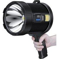 Rechargeable Spotlight 900000 Lumens Led Spot Lights Handheld Large Flashlight Super Bright Outdoor