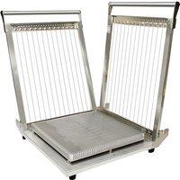 New type Stainless Steel Manual Fudge Chocolate Cutting Machine Double Arm Chocolate Block Cutting Machine