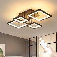 Modern LED Ceiling Light,54W Dimmable Ceiling Light with Remote Control Ceiling Lamp for Living Room