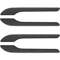 Car Door Handle Wrap Cover Decorative Stickers Anti-scratch For Tesla2025 Highland Model 3 Y ABS Matte carbon fiber pattern