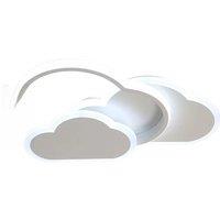 Creative Cloud LED Ceiling Light,32W LED Ceiling Lamp With Remote Control 3000-6500K For Living Room, Kitchen, Dining Room