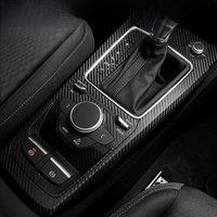 Suitable for Q2 Interior Stickers, Carbon Fiber Modified Film for Central Control Gear Shift for Audi Q2 2017-2025