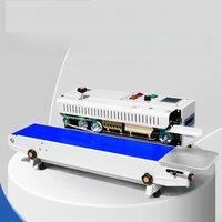 PBOBP Continuous Sealing Machine Temperature Control, Automatic Horizontal Band Sealer 110V, Bag Sealer Machine