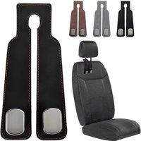 Rear Seat Hanging Dual Hook Suede Microfiber Auto Back Seat Organizer Hanger Handbag Clothes Bracket