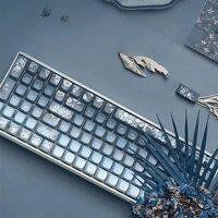 LOFREE 100 Keys Tri-Mode Mechanical Keyboard Hot-Swappable Gateron Red Switch PBT Keycaps Compact