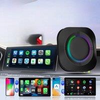 CarlinKit Android CarPlay TV Box LED FOTA Upgrade Qualcomm 8-Cores Chip Built-in Netflix GPS Split Screen Wireless Android Auto