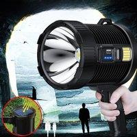 Rechargeable Spotlight 900000 Lumens Led Spot Lights Handheld Large Flashlight Super Bright Outdoor