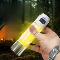 Multi functional LED flashlight XPE ultra bright torch light, USBrechargeable camping light with
