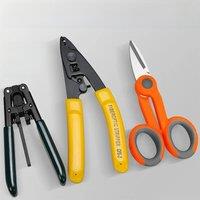 3 packs Fiber Optic Tool Kit Kevlar Scissors Double Hole Pliers Stripper and Fiber Optic Stripper