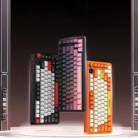AJAZZ AK820MAX PLUS three-mode hot-swappable mechanical keyboard Gasket long battery life five-layer