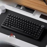 Ajazz Ak820 Mechanical Keyboard Wired USB 75% White Light Gasket Full Key Hot Swap Esports Gaming