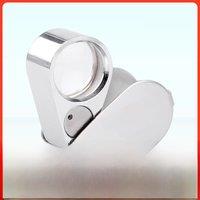 Magnifying glass with lamp antiques gem coins porcelain silver dollar jade jewelry identification special folding portable