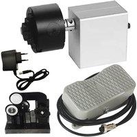 DIY Electric Fishing Rod Repair Kit Epoxy Rotary Applicator Micro Winding Epoxy Machine Lure Rod Conversion Tool Glue Coating