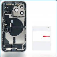 Original Disassembled Middle Housing Back Glass Cover For iPhone 13 Pro 13Pro Bezel Frame, 90% New, NFC Wireless Assembly