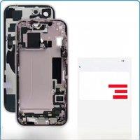 95% New, Original Disassembled Middle Frame Housing Back Cover Glass For iPhone 15 Plus, Bezel Frame NFC Wireless Assembly