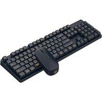 UNSHARKABLE 1500 Silent Wireless Keyboard Mouse Multi-Device Slim White Pink for PC Laptop Office
