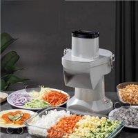 2025New High Performance Apricot Abalone Mushroom Mushroom And Mushroom Dicing Machine Small Potato And Radish Shredding Machine