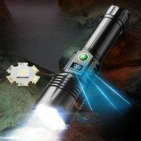 High Power Led Flashlighs 5000mAh USB Rechargeable Torch World's Most Powerful Flashlight 3000M Long
