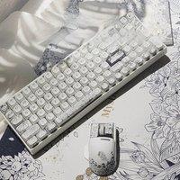 LOFREE Tri-Mode Mechanical Combo Low-Profile Gasket Mount PBT Keycaps RGB Backlit 2000mAh for Office