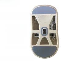 UnusualWaySports Mouse Skates Feet Pulsar X2 Crazylight CL Cambered Surface PTFE Anti Collapse Magic Ice Black Silver Fox