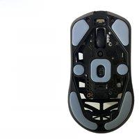 UnusualWaySports Mouse Skates Feet Tachi Cambered Surface PTFE Anti Collapse Magic Ice Black Silver Fox