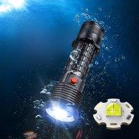 Ultra Bright Led Diving Flashlight Professional Fishing Shrimp Diving Flashlights XHP120 Underwater