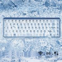 Lofree 1% Ultra Transparent Mechanical Keyboard Dual-Mode Wireless Bluetooth Waterproof Backlit