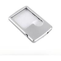 Magnifying glass for elderly reading HD authentic reading glasses Presbyopia portable mini with light font led