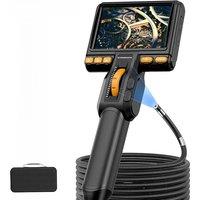 5 inch Two-Way Articulating Borescope Camera 8mm HD 1080P Steerable Endoscope Camera Video