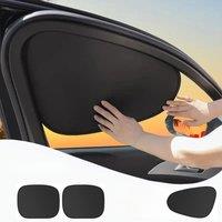 Car Sunshade, Car Side Window Sunshade Cover Inside Electrostatic Adsorption Side Curtain Car Hot