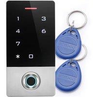 Keyless Door Lock Waterproof Fingerprint Access Control Standalone Keypad Fingerprint 125Khz RFID Card Door Entry