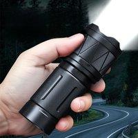 Upgrade 1000000LM Powerful Led Flashlights Rechargeable 600W Flashlights High Power Zoom Torch Long