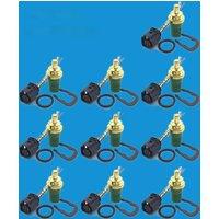 10 x Engine Coolant Temperature Sensor Water Temp Switch+Connector for VW Passat Golf Audi OE# 059919501A / 078919501C