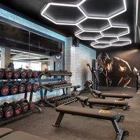 Cutomized 440mm LED Tubes Lighting Honeycomb LED Lamps Garage Hexagon Led Ceiling Light For Workshop Barbershop Office Gym Mall