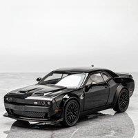 Hellcat alloy model car, unique decorations in the car, cool desktop ornaments, and interesting car accessories
