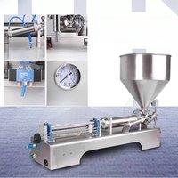 PBOBP Semi Automatic Stainless Steel Single Head Paste Filling Machine Toothpaste Ketchup Peanut Butter Paste Filling Machine