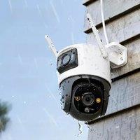IMOU Crusier Dual Lens 10 MP Outdoor Camera PT Camera Home Security IP Camera AI Human & Vehicle Detection Surveillance Camera