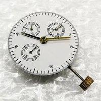 New ETA 7750 Movement Six Needle Dual Calendar 9 O'clock Automatic Mechanical Movement Watch