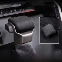 Alcantara Suede LHD For Toyota Tacoma 2024 2025 Auto Parts Gear Lever Shift Knob Cover Handle Protector Car Interior Accessories
