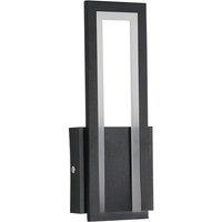 Indoor LED Wall Light,16 W Modern Acrylic Wall Lamp,Black Interior Wall Light for Corridor,